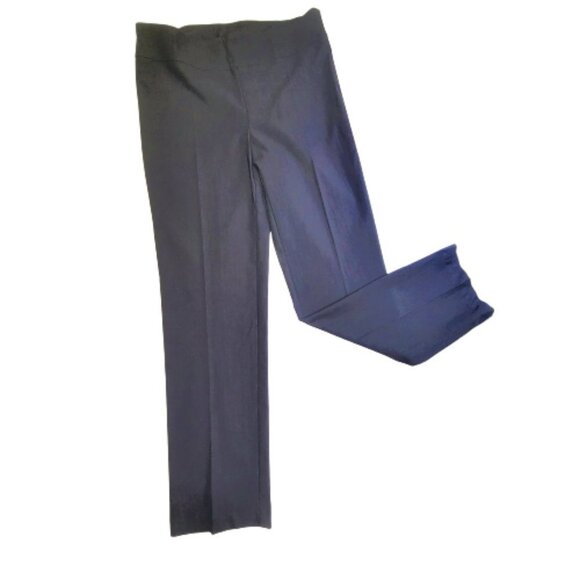 𝅺NUEVA Stretchy Travelers Crease Black Pants  Size 10  Size 14 - NWOT - Picture 1 of 9